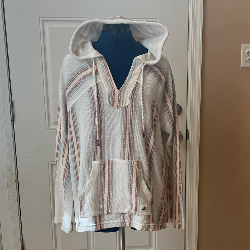 Roxy Multicolor Striped Hooded Sweater